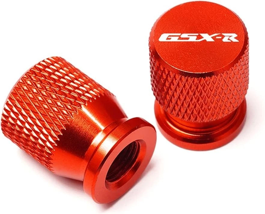 Tampas herméticas de haste de válvula de pneu de roda CNC para GSX-R GSXR 600 750 1000 - Imagem 2 de 4