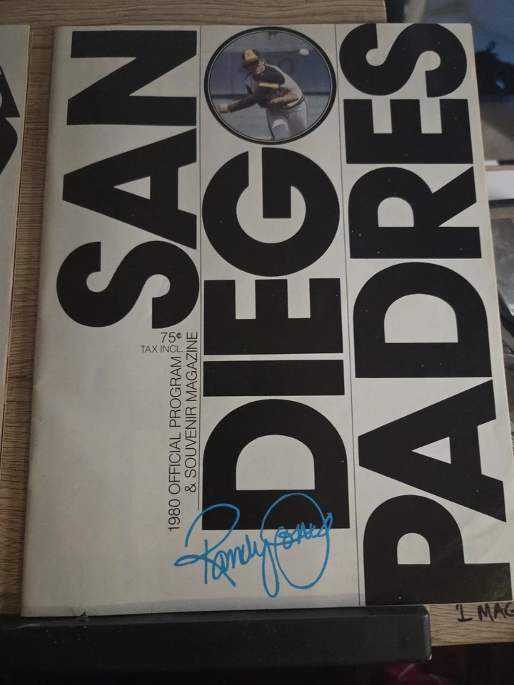 1980 San Diego PADRES~2xGame Stub Vs Expos/Astros ~SD Padres/2xProgram - Image 3 of 4