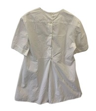 Max Mara Studio Womens White Cotton Short Sle...