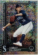 2025 Topps Series 1 Celebration LOGAN GILBERT Confetti MARINERS #66