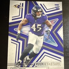 Panini 2025 Rookies & Stars Mike Green Rookie RC #160 Baltimore Ravens Card