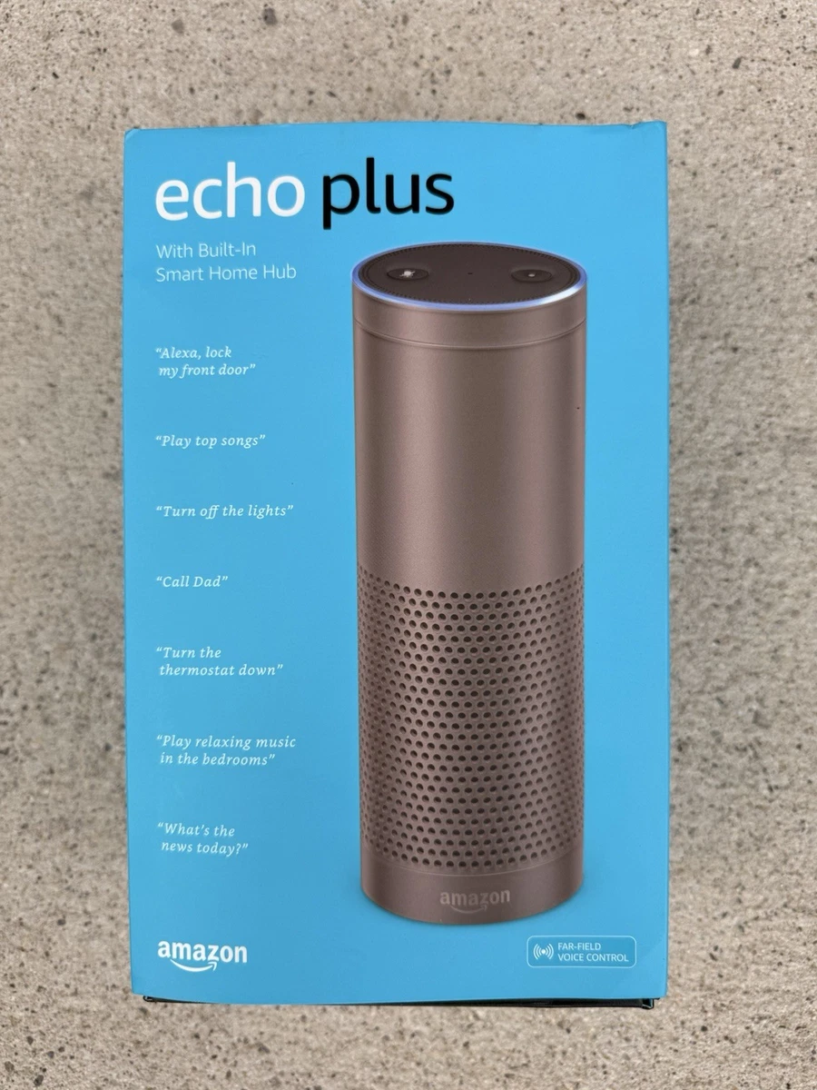 新品未使用 アマゾンエコー プラス ブラック Echo Plus (エコープラス) 第1世代 - スマートスピーカー with Alexa