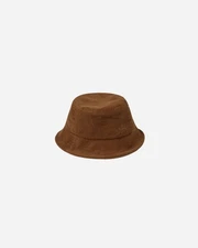Rylee + Cru Wide Brim Bucket Hat Medium Chocolate Stylish Sun Protection