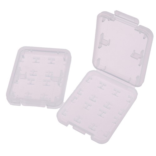 2Pcs 8 in 1 Transparent TF MS Memory Card Holder Plastic Case Storage .RI - Picture 7 of 7