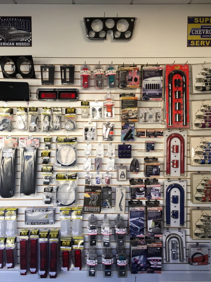 1969-1994 Impala, Bel Air, Caprice 14" Kit de volante negro Billet y azul Foto 4 de 4