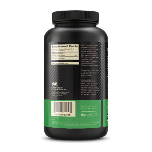 Optimum Nutrition Micronized Creatine Powder 250gm Unflavoured- Free Shipping - Picture 2 of 10