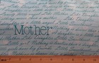 Unbranded Fabric - Mother & Other Sayings - on Blue - by the Half Yard