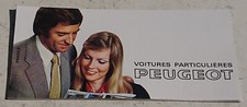 Catalogue publicitaire Gamme Peugeot 1973 104 204 304 404 504 Cabriolet coupé