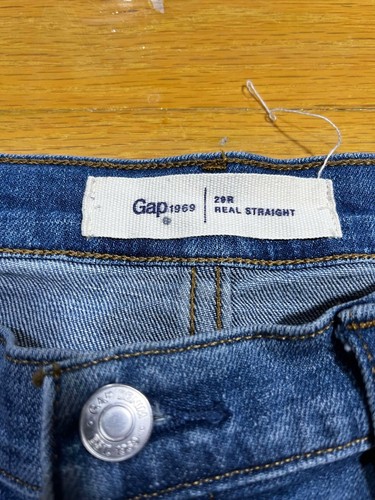 Jeans Gap 1969 donna 29 dritto blu vita media denim borchie classico elasticizzato - Foto 3 di 10