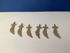 Lego for Minifigures bundle Weapons Swords - Scimitar with Nicks tan x6
