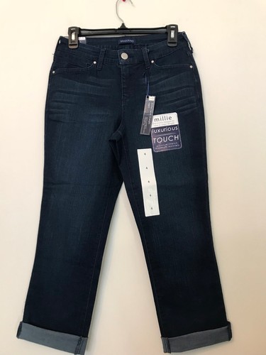 Bandolino Women Embroidered Millie Curvy Capri Jeans, Two colors, NWT - Picture 4 of 11