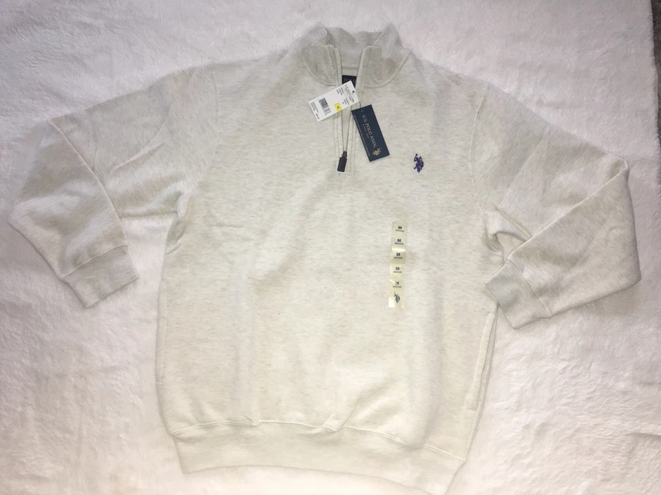 US Polo Assn Men’s Half Zip Sweater Size M - Image 2 of 4