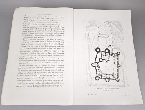 VIOLLET-LE-DUC DESCRIPTION HISTOIRE CHÂTEAU PIERREFONDS 1872 ARCHITECTURE - Photo 4/5