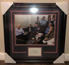 President Barack Obama Signed Cut Framed Photo Display JSA LOA President #44