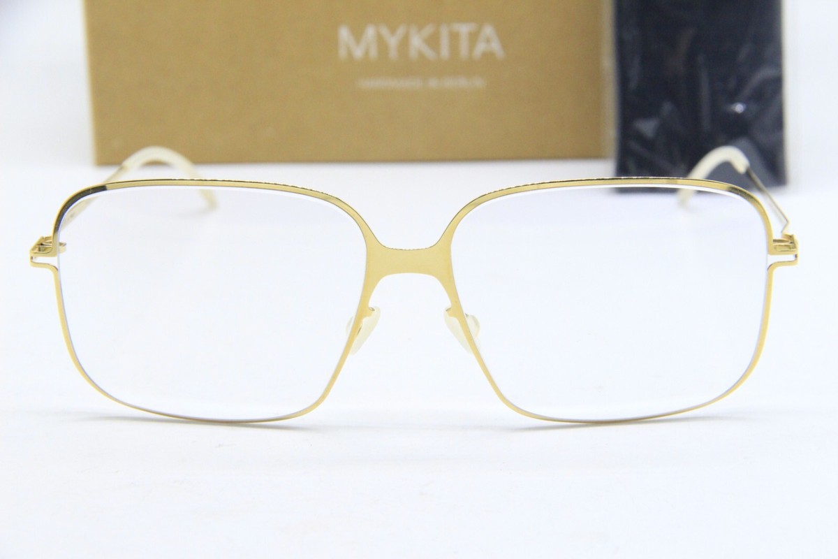 NEW MYKITA LITE NELLI COL. 013 GOLD AUTHENTIC EYEGLASSES W/CASE 57
