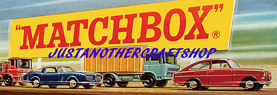 Matchbox Toys 1960's Shop Display Sign Point Of Sale Poster Advert Leaflet Small