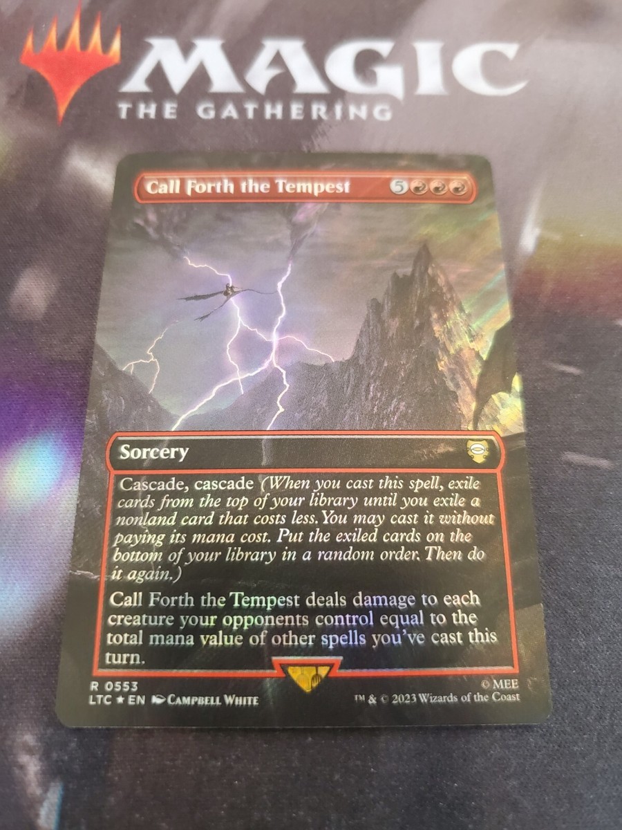 Call Forth the Tempest 1枚 Call Forth the Tempest (Borderless) (Surge Foil) | The Lord