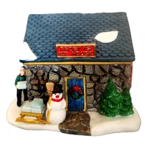 DICKEN'S COLLECTIBES O'WEL CHRISTMAS VILLAGE PORCELAIN HOUSE - FROST'S ICEHOUSE