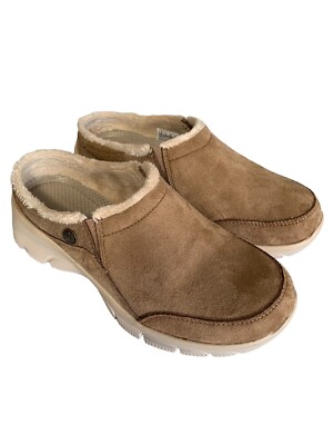 Skechers Slip On Shoes Size 6 Relaxed Easy Going Latte 2 Fleece Lined