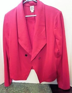 anne klein red jacket