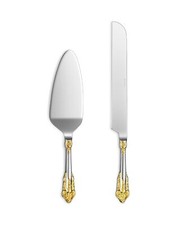 KEAWELL Gorgeous Wedding Cake Knife and Server Set, 18/10 Stainless Steel, Fi...
