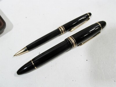 Vtg Montblanc Meisterstuck No 149 Fountain Pen 14k & Mechanical