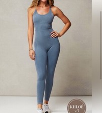 Fabletics Seamless Jumpsuit Size XSmall In Elemental Blue