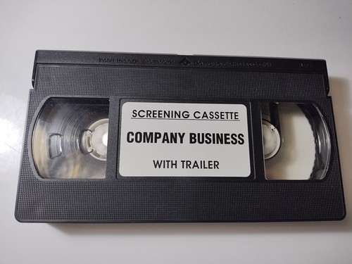 Company Business VHS *1992 Screening Copy* Action Comedy Gene Hackman Movie VTG - Picture 7 of 9