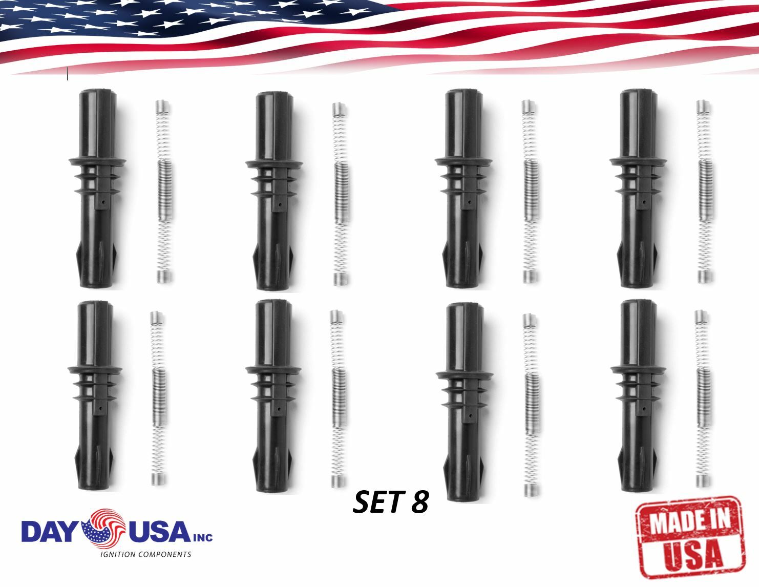 Ford F150 Coil On Plug Boot / Ignition Coil Boot & OEM Spring Set (8