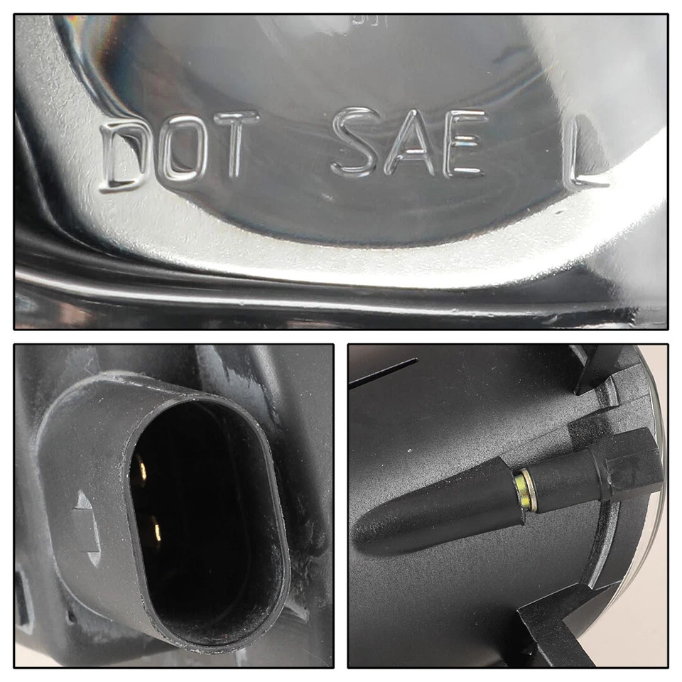 For 2001-2005 Volkswagen Passat Fog Lights Bumper Lamps Replacement Clear Pair - Imagem 2 de 4