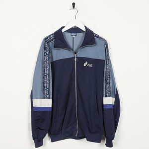 tuta asics blu e bianca