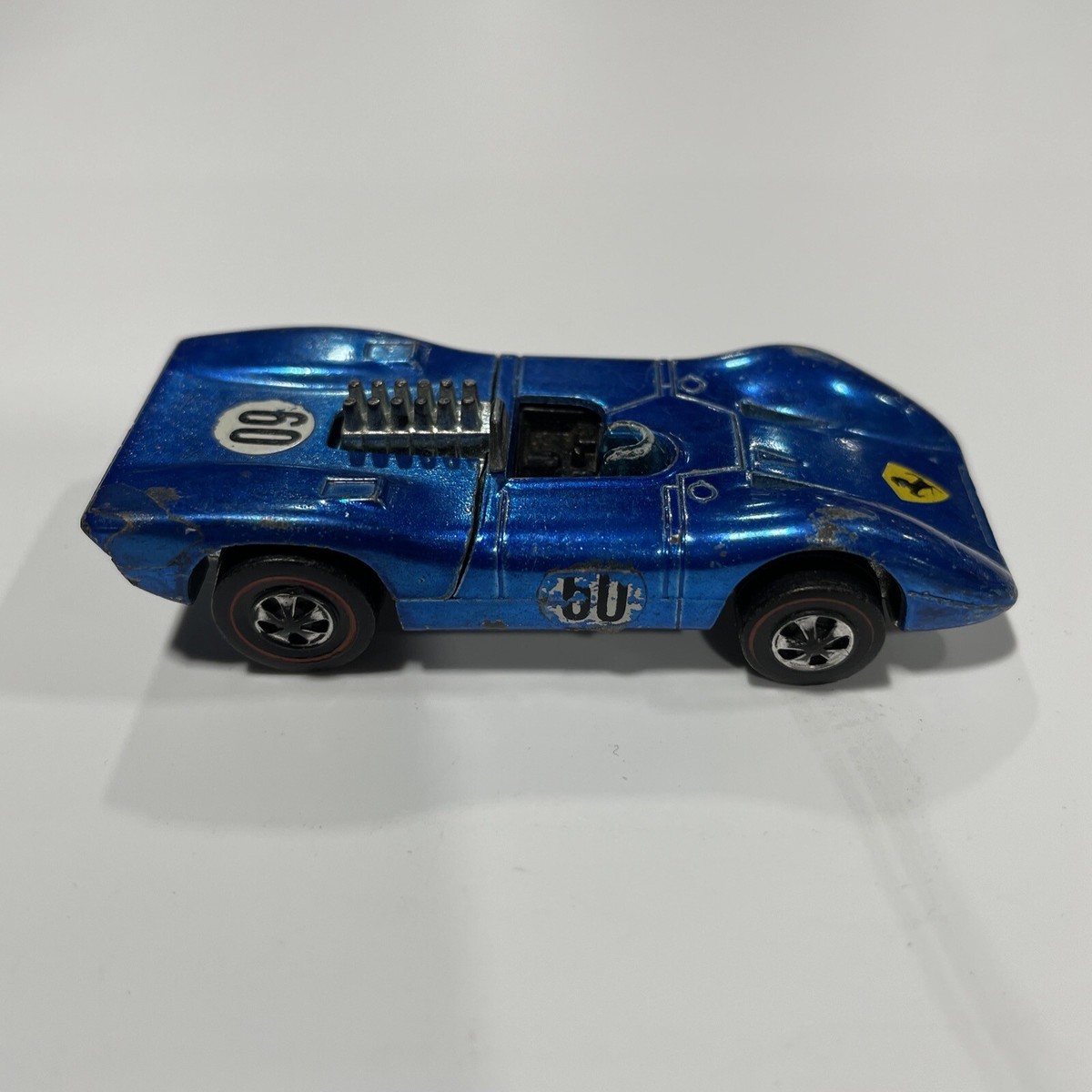 HOT WHEELS REDLINE 1969 FERRARI 312P BLUE VINTAGE RARE REDLINES | eBay