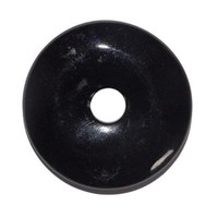 Turmalin 40 Mm Ø Schwarz / SchöRl Donut AnhäNger Rund