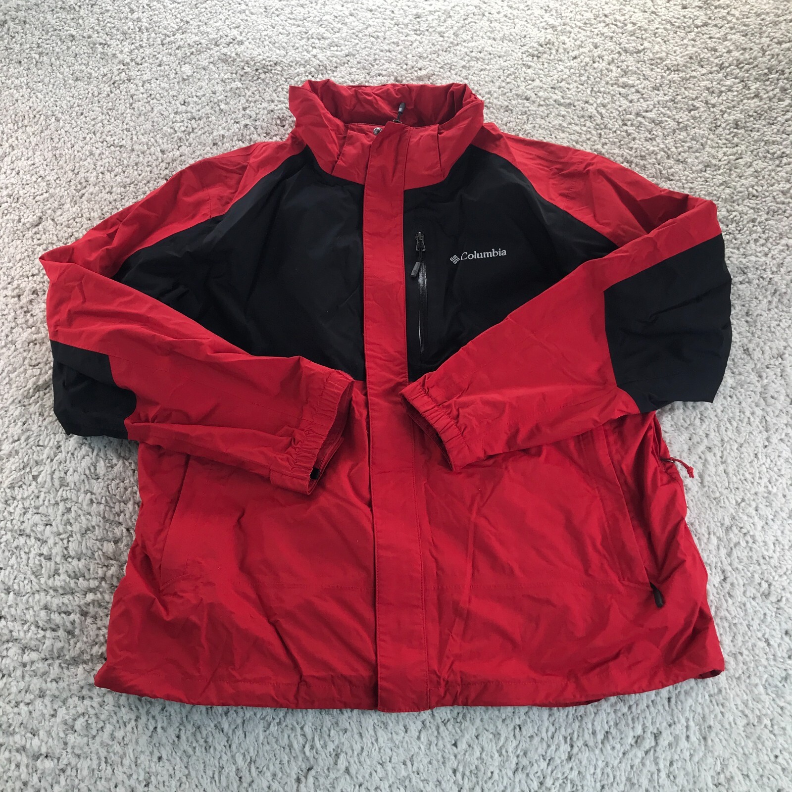Columbia Jacket men Extra Large XL Omni Tec full zip windbreaker under