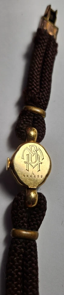 Art Deco Jaeger LeCoultre 18k Solid Yellow Gold Ladies Watch+box+papers RUNS! - Image 4 of 4