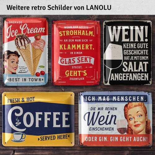 Blechschild PIPI KAKA LAND SCHILD Toilettenschild lustiges WC Schild 15x20cm - 第 6/6 張圖片