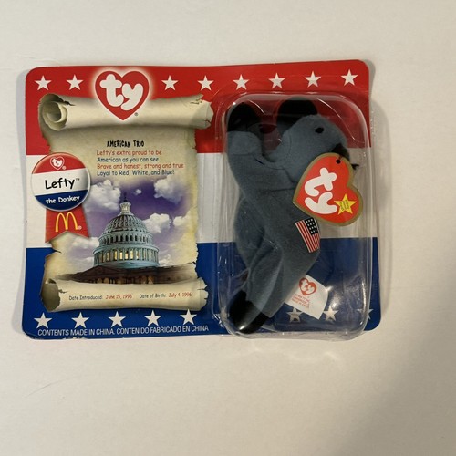 TY McDonald's Teenie Beanies - AMERICAN TRIO Set of 3 (2000) - Collectors New - Picture 5 of 16