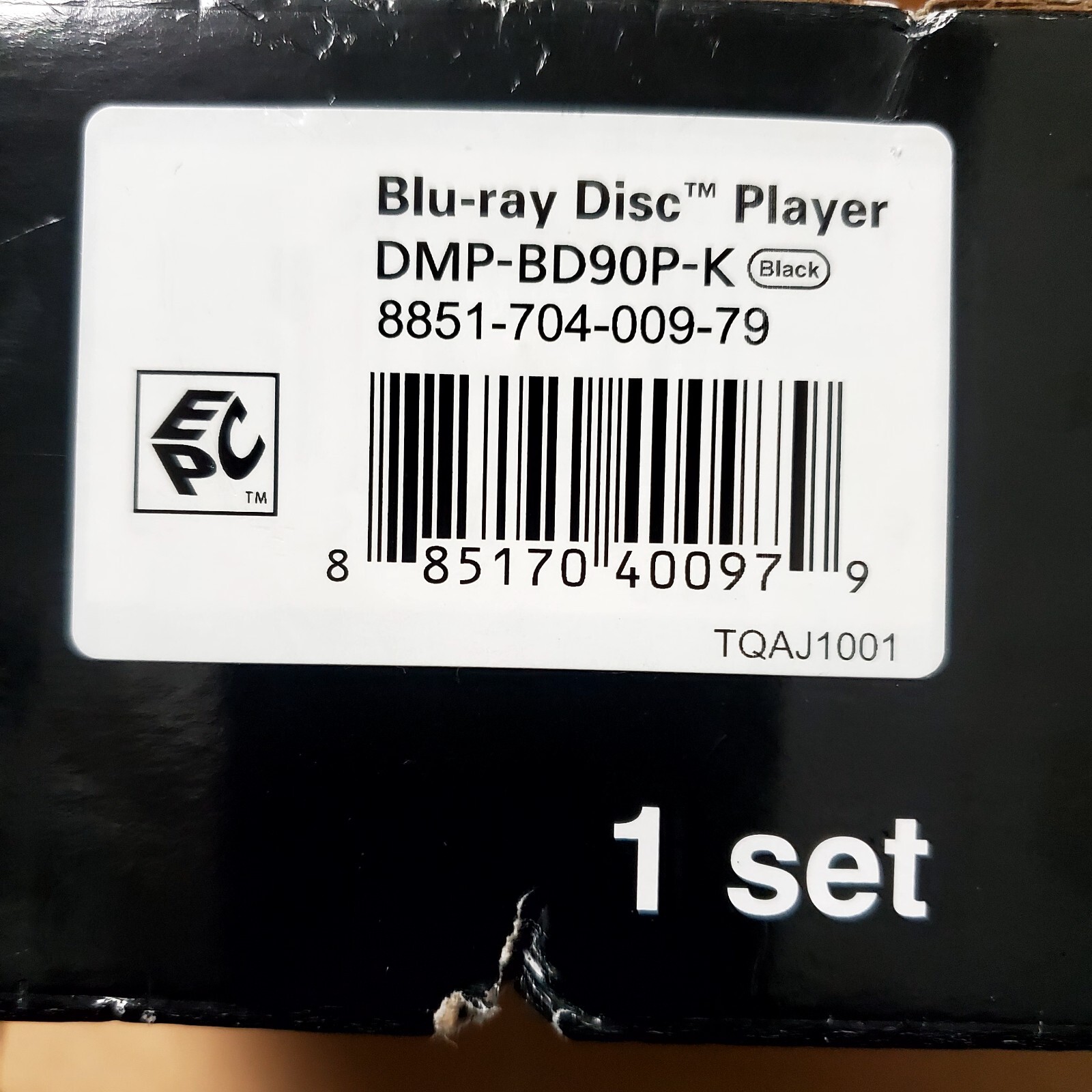 Panasonic Blu Ray Disc DVD CD Player HD Picture Hi Res Dolby Digital DMP-BD90P-K