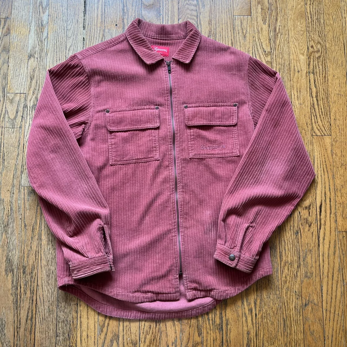 Supreme Corduroy Zip Up Shirt