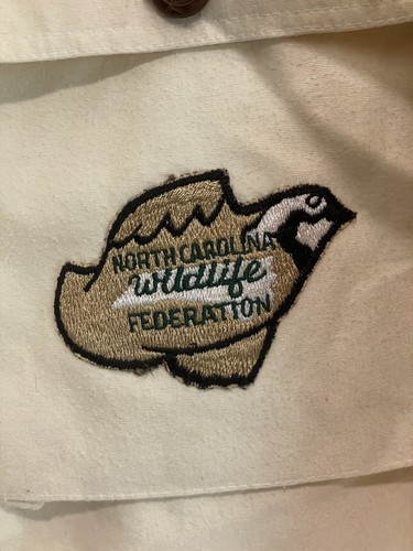 Ducks Unlimited Shooting Jacket XL NC Patch, NC State Patch Leather Trimming - Picture 15 of 20