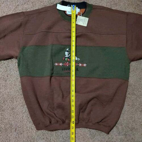 NWT Vintage Guess USA Mens S Sweater Arctic Discovery Pullover Georges Marciano - Picture 10 of 11