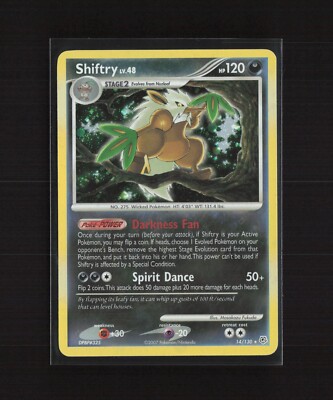 Shiftry 14/130 Diamond & Pearl Holo Rare Pokemon Card | eBay Shiftry 14/130 Diamond & Pearl Holo Rare Pokemon Card | eBay