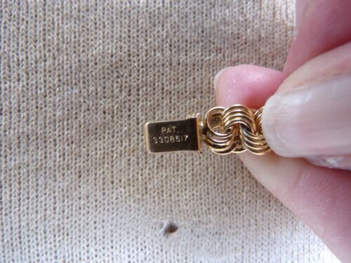 Vintage 17" MONET Gold Tone 1/4" Thick Twisted Chain Choker Necklace - Picture 4 of 4