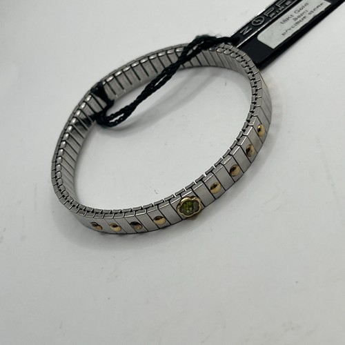 BRACELET BRELOQUE PÉRIDOT ACCENT OR 750 750 VÉRITABLE ZOPPINI 750