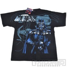 NWT NOS - STAR WARS Vintage 90s Darth Lord Vader Movie T-Shirt Film - BOYS XL