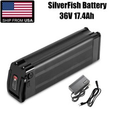 36V 17Ah Lithium Battery SilverFish Ebike Battery for 36V 900W Electric Bicycle