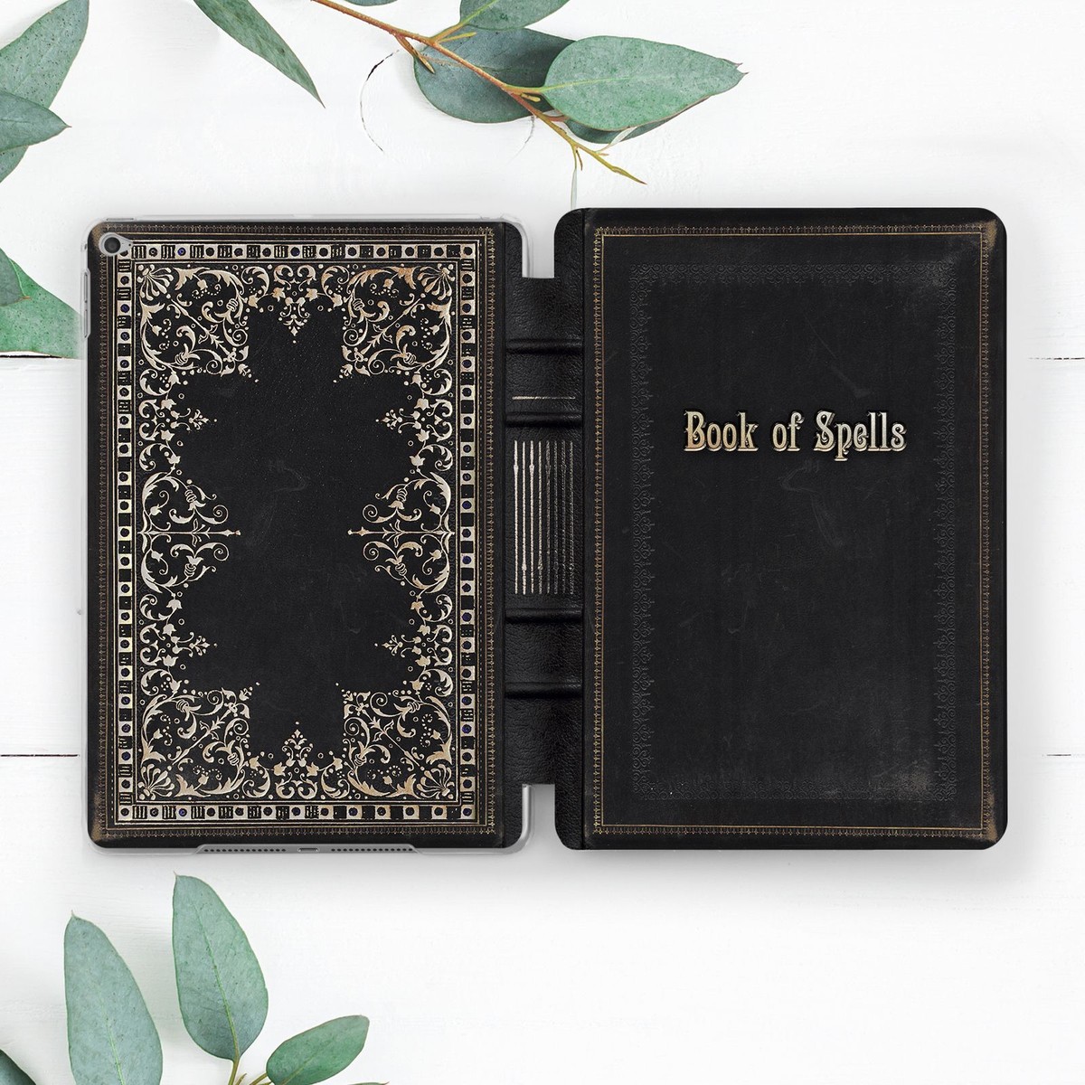 Custodia Libro Personalizzata Per IPad - Multicolore, Vintage, Copertina Con Nome/Iniziali