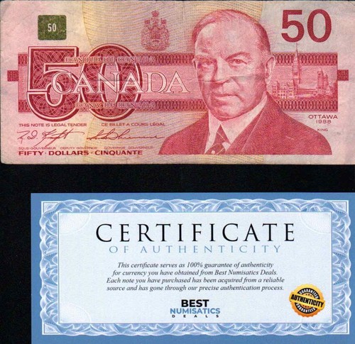 Canada 50 Dollars 1988 Circulated - BEST-