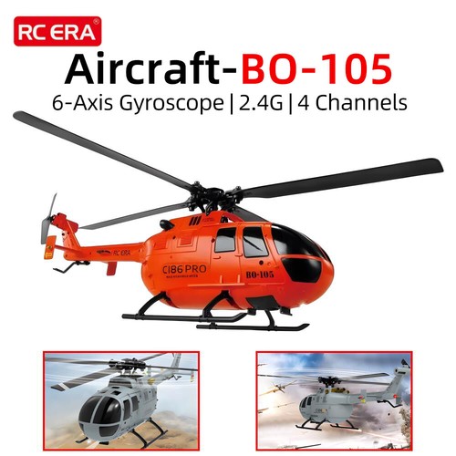 RC ERA BO-105 RC Helicopter 1:48 4CH 6-axis Gyro One Key Take off RFT Aircraft - Picture 3 of 26