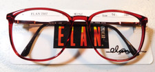 Vintage ELAN 7002 Wine 54/16 Eyeglass Frame Lot New Old Stock  296